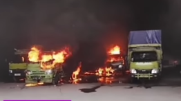 Pabrik Busa di Bogor Terbakar, Truk Ikut Dilalap Api