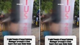 Penitia 17an Tewas Usai Cabut Umbul-umbul Sampai Tersangkut di Gapura
