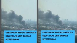Rumah-rumah di Kedoya Kebakaran Hebat