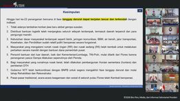 NTT Perlahan Pulih Pascagempa