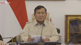 Prabowo Pimpin Rapat Terbatas Mitigasi Bencana, dari Gempa Flores hingga Erupsi Anak Krakatau