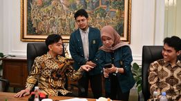 Temui Wapres Gibran, Mahasiswa ITB Bawa Teknologi dan Inovasi Baru 