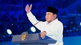 Tunjukkan Teks Pidato di HUT Demokrat, Prabowo: Kalau Bikin Kesalahan, ya Kita Minta Maaf Saja