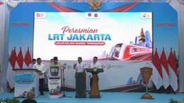 Tok! Prabowo Resmikan LRT Kelapa Gading-Manggarai
