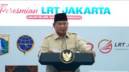 Jajal Rute Kelapa Gading-Manggarai, Prabowo: Enak Naik LRT