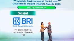 Dari Inklusi ke Pemberdayaan, Kinerja Sosial BRI Raih Pengakuan di Katadata ESG Insight Award 2026