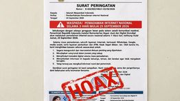 Cek Fakta: Surat Peringatan Pemadaman Internet dari Komdigi