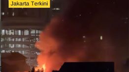 Rumah di Karet Kuningan Ludes Terbakar