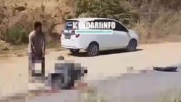 VIDEO: Anak Perempuan Tewas Dihantam Truk Kontainer