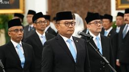 Prabowo Resmi Lantik Dudung Abdurachman Jadi Menko Polkam