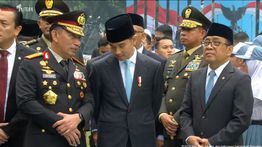 Momen Listyo Dampingi Prabowo dan Gibran Sebelum Pergantian Kapolri