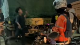 Pemotor Pria Tewas Usai Hantam Truk Terparkir di Bitung