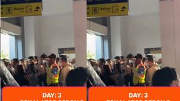 VIDEO: Gara-gara Eskalator Mati, Penumpang Menumpuk di Stasiun Duri