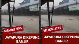 Jayapura Dikepung Banjir Pagi Ini