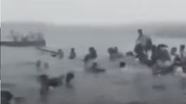 VIDEO: Menegangkan, 37 Murid SMA Terombang-ambing di Laut 