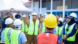 Gubernur Sultra Tinjau Kesiapan Revitalisasi Kawasan Olahraga Lakidende