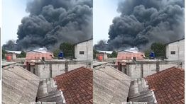 Gudang Momoyo di Tangerang Terbakar Hebat