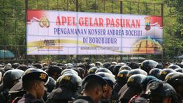 Polda Jateng Siapkan 3.229 Personel Amankan Konser Andrea Bocelli di Borobudur