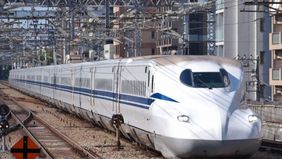 Selama Ini Kereta Peluru Shinkansen Jepang Dikenal Dengan Ketepatan Waktunya.