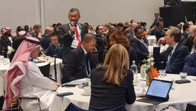 Menteri ESDM Arifin Tasrif Hadiri Ministrial Roundtable Meeting World Energy Congress (WEC) di Rotterdam, Belanda.