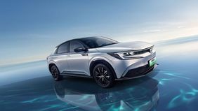 Honda Mengumumkan Dua Mobil Listrik Yakni e:NP2 dan e:NS2 di Beijing Auto Show 2024.