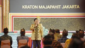 Peresmian replika Kraton Majapahit Jakarta di kawasan Cipayung