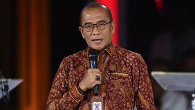 Presiden Joko Widodo (Jokowi) melaksanakan salat Idul Adha di Simpang Lima Semarang, Jawa Tengah pada hari Senin, 17 Juni 2024.