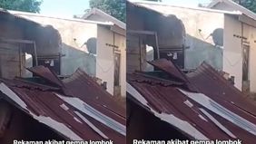 Dampak dari gempa bumi yang terjadi di Lombok Utara dengan kekuatan  magnitudo 5,5 mengakibatkan kerusakan pada sejumlah rumah warga. 