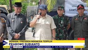 Bantuan yang disalurkan antara lain berupa 20 ton beras, 1.000 paket obat-obatan, 10 ribu dus mie instan, hingga 600 pasang sepatu boot, 3000 helai selimut dan 3000 paket alat mandi. 