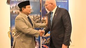 Menteri Pertahanan Republik Indonesia (Menhan RI) Prabowo Subianto memenuhi undangan dari Gubernur Jenderal Commonwealth Australia, H.E. the Honourable David Hurley, AC, DSC (Retd), di Kediaman Dubes Australia.