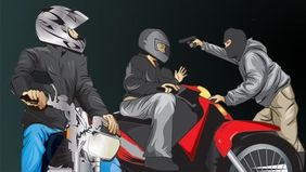 Depok makin rawan pencurian sepeda motor.
