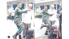 Media sosial dihebohkan dengan kemunculan sebuah video yang memperlihatkan oknum anggota TNI menendang kepala seorang ibu-ibu. Insiden memprihatinkan ini terjadi di pinggir Jalan Dusun 1, Desa Jaharun B, Deli Serdang, Sumatera Utara pada Rabu, 29 Mei