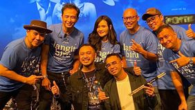 Padi Reborn sebut kehadiran Fanny Soegi sebagai rezeki terlebih dalam kolaborasi lagu terbarunya berjudul Langit Biru.