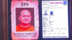 Chaowalit Thongduang berhasil ditangkap Polri di Bali 