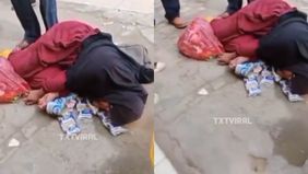Sebuah video viral di media sosial baru-baru ini menunjukkan seorang ibu-ibu tertangkap basah mencuri sejumlah barang di sebuah minimarket di depan Maja Pasar, Lebak Banten.