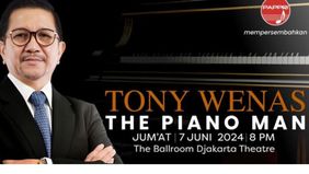 Musisi senior Tony Wenas baru saja menggelar konser tunggal perdana di Gedung Djakarta Theatre, Jakarta Pusat dengan tajuk The Piano Man. Dalam konser ini, ia juga menggandeng sejumlah penyanyi lain untuk berkolaborasi bersama hingga memukau para pen