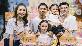 Ruben Onsu hadir di acara perayaan ulang tahun Thalia dan Thania, tepis rumor bermasalah?