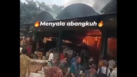 Kebakaran mengakibatkan kerugian puluhan juta rupiah 