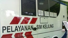 Ditlantas Polda Metro Jaya Membuka Layanan SIM Keliling Bagi Masyarakat Di Lima Lokasi Jakarta.
