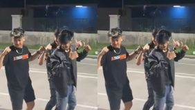 Sebuah video yang memperlihatkan tiga pemuda joget-joget sambil menyindir profesi tukang bangunan viral di media sosial.