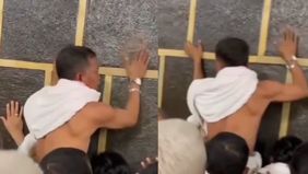 Sebuah video yang menunjukkan seorang jemaah haji asal Indonesia diduga teriak-teriak meminta uang di depan Kabah, Mekkah viral di media sosial.