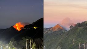 Sejumlah lahan di kawasan Gunung Bromo kembali terbakar. Kali ini, titik api muncul di kawasan perbukitan di Kecamatan Tosari, Kabupaten Pasuruan. Video penampakan api yang menjalar di kawasan Gunung Bromo tersebut langsung tersebar di media sosial. 