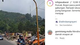 Warung tersebut ditertibkan oleh pemerintah Kabupaten Bogor.