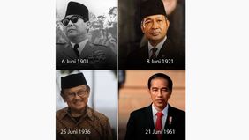  Bulan Juni ternyata memiliki arti khusus dalam sejarah kepemimpinan Indonesia. Empat dari presiden yang pernah menjabat di negeri ini lahir di bulan yang sama.