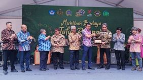 Delegasi Indonesia yang tergabung dalam misi pelayaran Muhibah Budaya Jalur Rempah tiba di Melaka, Malaysia, pada Minggu, 30 Juni 2024. 