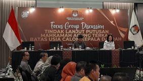 Komisi Pemilihan Umum (KPU) RI menggelar Focus Group Discussion (FGD) terkait Putusan Mahkamah Agung Nomor 23 P/Hum/2024 siang hari ini.