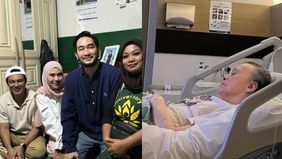 Baim Wong tak terlihat hadir di rumah sakit meskipun sang ayah sedang jatuh sakit.