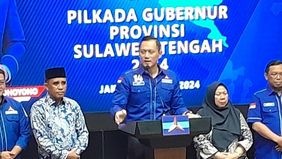 Ketua umum Partai Demokrat, Agus Harimukti Yudhouono melakukan penyerahan rekomendasi untuk Cagub dan Cawagub di Pilkada 2024.