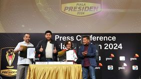 Piala Presiden 2024 hanya diikuti oleh delapan peserta saja.