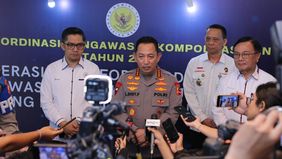 Hal ini disampaikan Kapolri dalam Rakorwas Kompolnas dengan Polri 